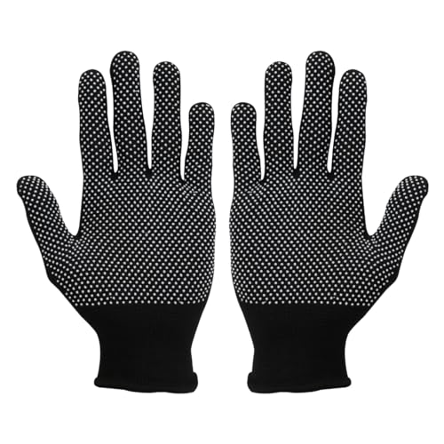 Anti-Bite Gloves, Pet Chewing Protective Handling Gloves for Bird & Parrot - color: Black 2pair