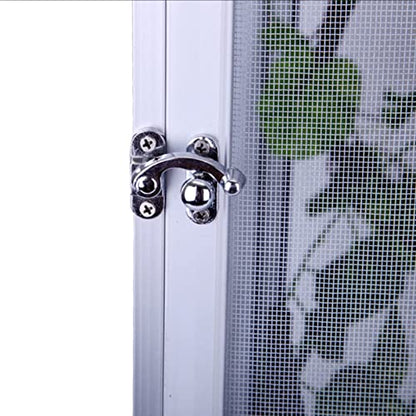 Reptile Habitat Screen Cage Aluminum Terrarium Feeding Insect Snake Spiders Chameleon Amphibians Boxes, Silver (Silver 320 x 320 x 460mm) - size: 320 x 320 x 460mm