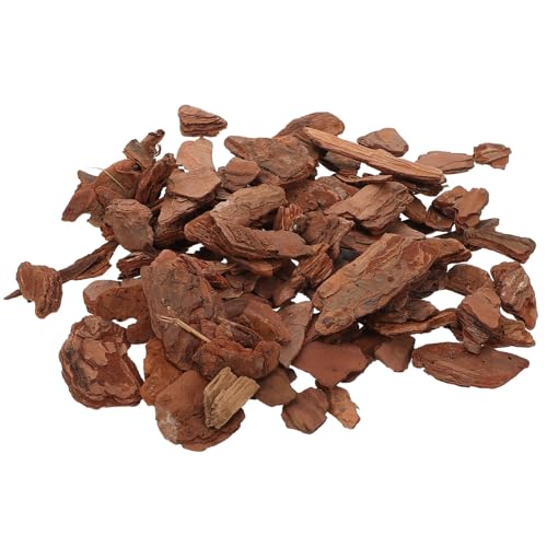 VICASKY 1Bag Natural Tree Bark Chips for Reptile Tank Bedding Lb Aquarium Decor for Terrarium Backdrop Rustic Pine Bark for Reptile Enclosure Rainforest Landscape
