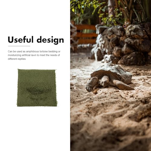 Reptile Carpet Mat Dry Breathable Substrate Liner for Snake Lizard Turtle Tank Bedding Washable Reusable Pet Supplies Portable Habitat Mat
