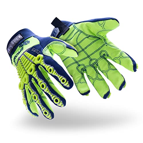 HexArmor Cut-Resistant Impact Protection Work Gloves | Chrome Series® 4027 | Small - color: Chrome Series 4027, size: Small (Pack of 1)