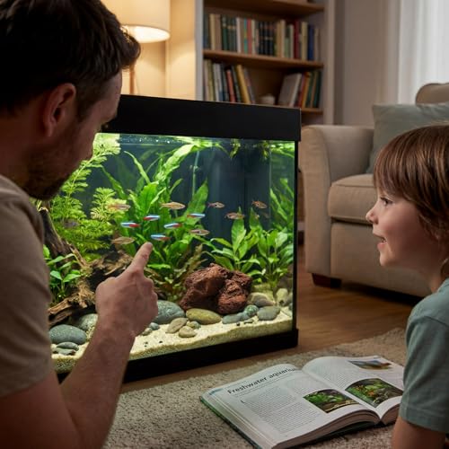 Hicarer 2 Pack Aquarium Red Lava Rock 4''- 6'' Fish Tank Volcanic Rocks Stone for Water Clarification and Odor Removal, Fish Tank Decoration Landscape Stone