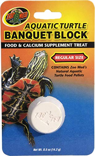 Zoo Med Aquatic Turtle Banquet Block Regular (1 Pack) - Pack of 4