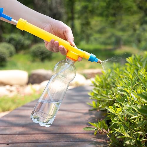 Pressure Sprayer Top,Mini Portable Handheld Spray Pump for Beverage Bottles,Manual High Pressure Water Spray