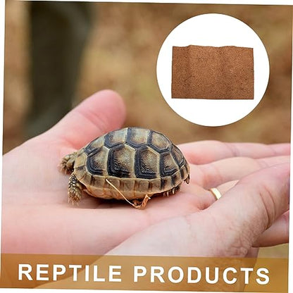 Natural Coconut Fiber Reptile Bed Mat Substrate for Tortoise Lizard Snake Habitats Breathable Easy to Clean Reptile Bedding - size: Size 2
