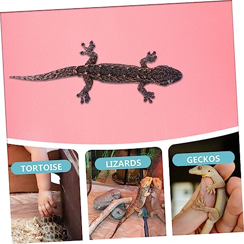 Reptile Carpet Substrate Mat for Terrarium Non-Adhesive Bedding for Bearded Dragon Leopard Gecko Snake Lizard Tank Accessories Durable and Easy to Clean Reptile Supplies