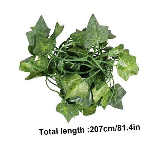 PRETYZOOM 8pcs Bendable Artificial Climbing Vines for Reptile Terrarium Simulation Plant Rattan Landscape Decoration for Snakes and Lizards Lifelike Greenery for PET Habitat