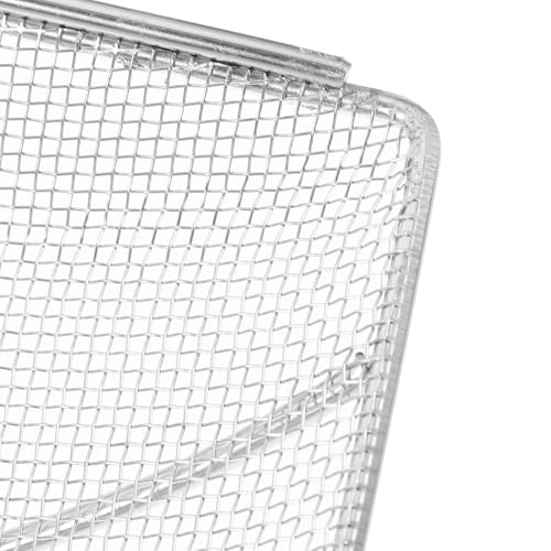 Ipetboom Stainless Steel Reptile Sand Scoop - 17.71 Inch Fine Mesh Litter Shovel for Tortoise Lizard Gecko and Small Animals Cleaning