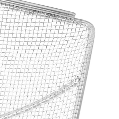 Ipetboom Stainless Steel Reptile Sand Scoop - 17.71 Inch Fine Mesh Litter Shovel for Tortoise Lizard Gecko and Small Animals Cleaning