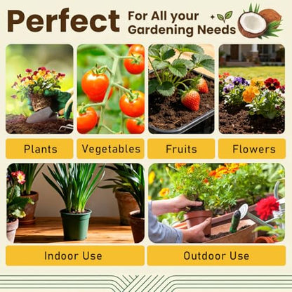 Halatool Organic Coco Coir Brick, 1 Pack Compressed Coco Coir for Plants, Coconut Fiber Substrate with Low EC & pH Balance, High Expansion Coco Peat Seed Starter Soil for Planting Gardening - color: 1 Pack