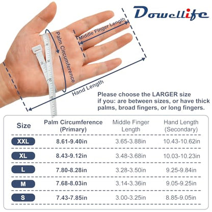 Dowellife ANSI A9 Cut Resistant Glove Food Grade, Stainless Steel Mesh Metal Knife Cutting Glove for Butcher Oyster Shucking Kitchen Mandoline Chef Slicing Fish Fillet (Large) - size: Large (Pack of 1)