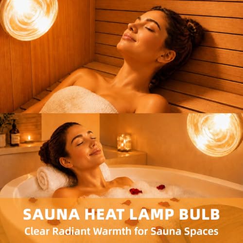 250W Clear Heat Lamp Bulbs, 8000 Hours Rated, R40 Bathroom Shower Incandescent Light Bulb, Infrared Heating for Chickens, Reptiles, Pets, Food, E26 Base, 2 Pack - color: White, size: 2 Pack