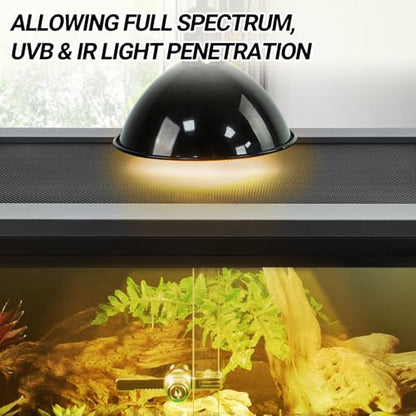 REPTI ZOO 20 Gallon PVC Reptile Tank, 30x12x12 inch Reptile Terrarium for Crested Gecko Frog Lizard Snake Turtle Hermit Crab, Leopard Gecko Enclosure with Sliding Door & Screen Ventilation - size: 30x12x12 inch