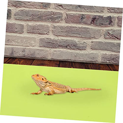 BESPORTBLE 2pcs Reptile Carpet Non-Stick Pad for Bearded Dragon Tortoise and Tanks and Comfortable Bedding for Reptile Habitats