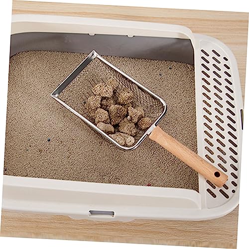 COLLBATH Reptile Litter Scoop Handle Shovel for Easy Cleaning of Reptile Litter Fine Mesh Design for Efficient Waste Removal