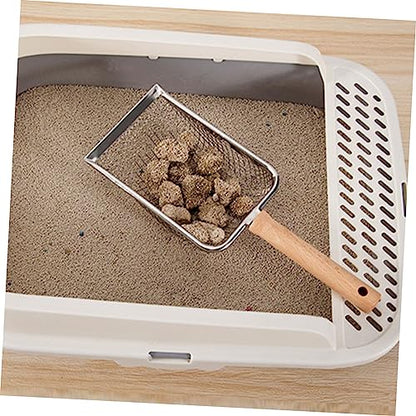 COLLBATH Reptile Litter Scoop Handle Shovel for Easy Cleaning of Reptile Litter Fine Mesh Design for Efficient Waste Removal