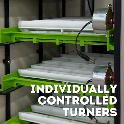 Incubators for Hatching Eggs – 120 Egg Incubator Setter & Hatcher with Automatic Turner & Digital Humidity Control Cabinet, Medium Chicken Incubator & Quail Egg Incubator by Hatching Time - size: 120 Eggs, style: Egg Incubator and Hatcher