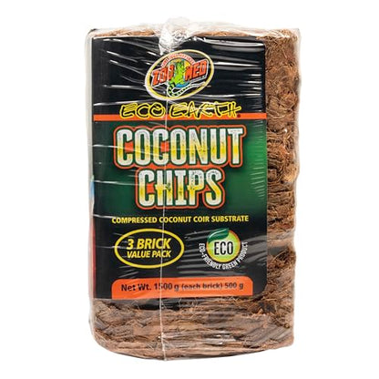 Zoo Med Eco Earth Coconut Chips 3pk