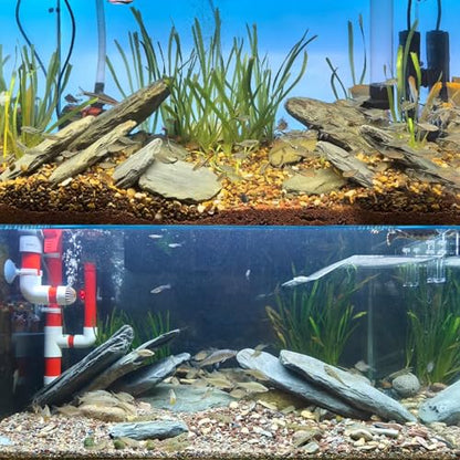 Aquarium Rocks Stream Turtle Platform Natural Slate 3-8 inches Basking Rock for Aquarium Decoration Turtle Tanks Amphibian Reptile Terrariums-10lb - size: 10lb(3-8inch)