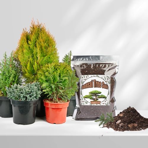 Doter Bonsai Soil Mix 10qt Ready to Use, Organic Potting Soil Fits for Small Bonsai Pot, Suitable for Seedling, Repotting, or Bonsai Starter Kit - size: 10qt