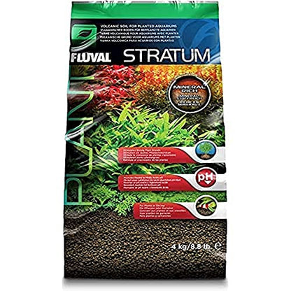 Fluval 12694 Plant and Shrimp Stratum for Freshwater Fish Tanks, 8.8 lbs. – Aquarium Substrate for Strong Plant Growth, Supports Neutral to Slightly Acidic pH - size: 8.8 Pound (Pack of 1)