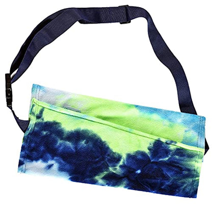 LIKZINWA Bearded Dragon Sling Carrier, Small Animal Carrier Lizard Carrier and Reptile Carrier with Adjustable Strap - color: Blue-green without buttons