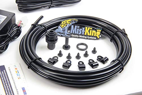 MistKing – Starter Misting System, 4th Gen | Used by Zoos, Botanical Gardens, Institutions & Hobbyists | Expandable to 10 Nozzles | Extremely Fine Mist | 50 Micron Droplets | MKSMS4-125-50 - size: Version 4, style: Starter