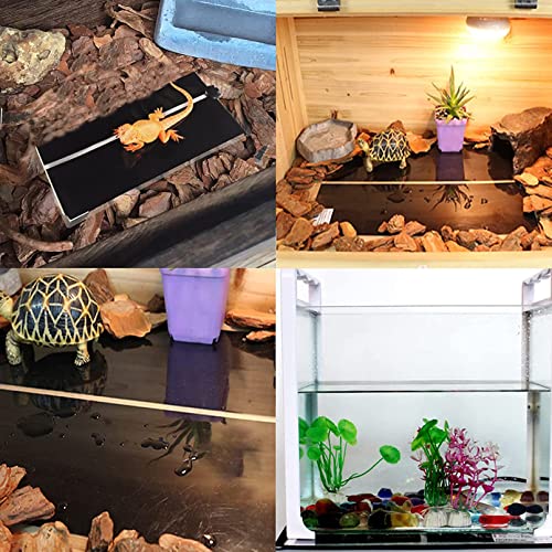 Tfwadmx 2 Pack 14 W Reptile Heating Pad Under Tank Heater Tank Warmer with Temperature Control, Power Adjustment Terrarium Heater Heat Mat for Reptiles Turtle Tortoise Snakes Lizard