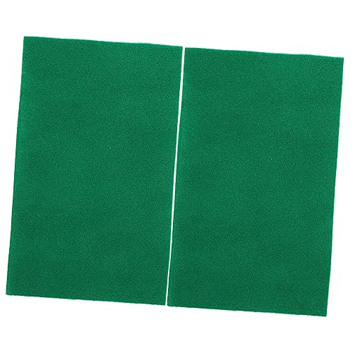 balacoo 2pcs Reptile Tank Decor Frog Lizard Tortoise Mat Decorative Hides for Enclosure - color: Green