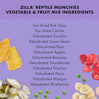 Zilla Reptile Munchies Vegetable and Fruit Mix 4 oz.