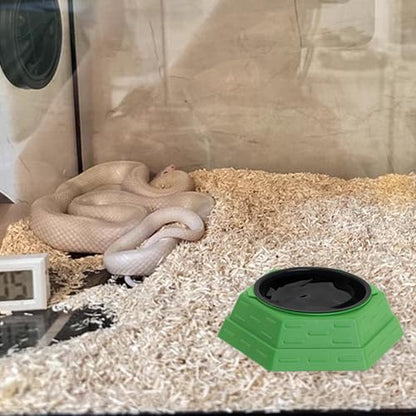 Reptile Feeder Bowl Worm Dish Anti-Escape Food Dish Bowl with 2PCS Feeding Box, Food Water Feeder for Crested Gecko Lizard Chameleon Pets, Reptile Terrarium Tank Accessories (S) - size: S