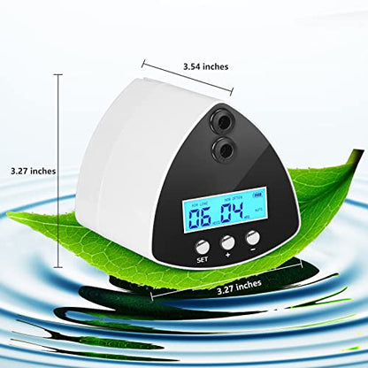 Reptile Misting System | Automatic Humidifier with 2 Nozzles, LCD Screen & Timer for Terrariums