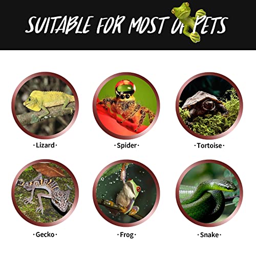 75W Night Heat Lamp Heating Infrared Bulb, Moonlight Bulb Reptile Heat Lamp UVA Spot Lamp for Reptile and Amphibian - Lizard Tortoise Snake Chameleon Spider 2 Pack