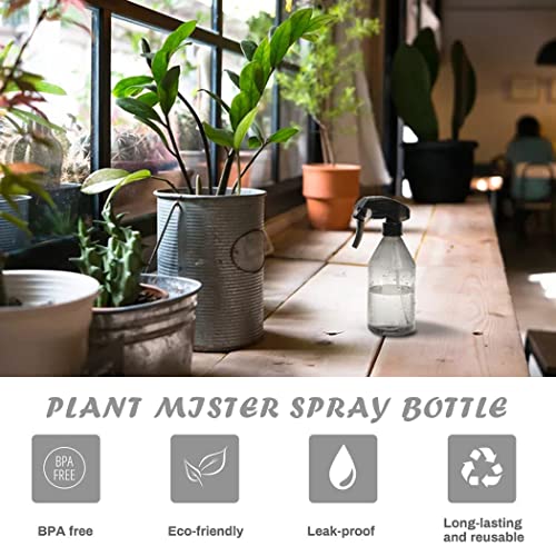 AORAKI Plant Mister Water Spray Bottle - Fine Mist Spray Bottle for Flowers, Plants, Gardening, Cleaning Solutions - 10oz, Plastic - style: 1 Pack