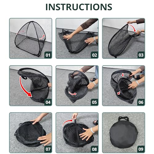 DECOHS 2 Pcs Pop-Up Mesh Plant Cover Tent, 30 x 28 x 28 Inch Garden Net Cage Guard Cover, Plant Protector Enclosure with 12 Ground Stakes for Protecting Plants Vegetable Fruit from Birds Insects - color: 30 x 28 x 28 inch