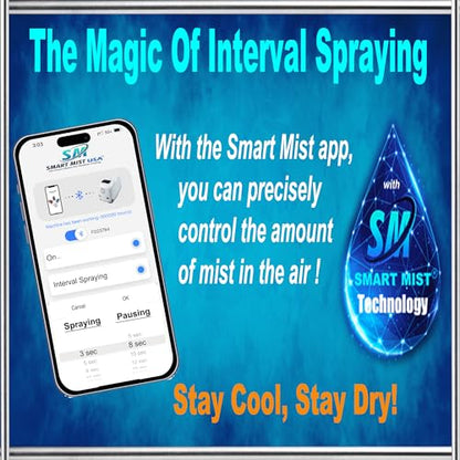 App Controlled High Pressure Misting Mister System Kit 1000 PSI Stainless Steel Tubing DIY Patio Greenhouse (70' w/ 35-.008" Nozzles for Very Hot Dry Climates, Stainless Steel Tubing) - style: 70' w/ 35-.008" Nozzles For Very Hot Dry Climates