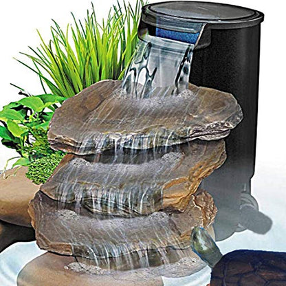 Turtle Tank Filter Aquarium Turtle Filter Internal Filter for 3 to 20 Gallons Small Fish Tank Turtle Tank Reptiles Shrimp Amphibian Frog Cichlids Newt(Aquarium filter)