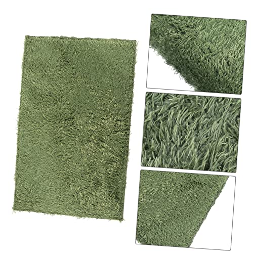 POPETPOP 2pcs Reptile Carpet Moss Mat for Terrarium Bedding for Turtles Lizards and Amphibians Imitation Moss Liner for Enhanced Comfort and Moisture Retention