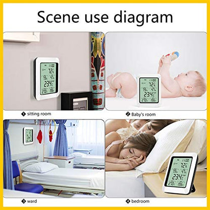 Digital Thermometer Hygrometer Room Indoor Temperature Sensor Humidity Meter Wireless Hygrometer