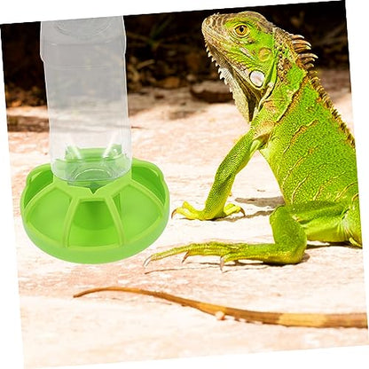 BESPORTBLE 2sets Reptile Water Feeders Drinking Tools for Tortoises and Lizards Safe and Smooth for Pet Shops and Home Use