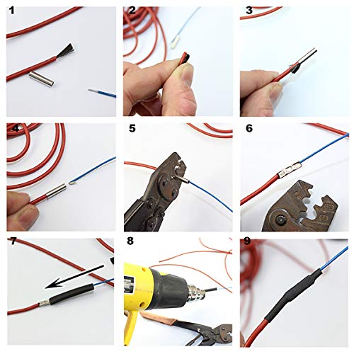 26-Feet 220V Floor Heating Cable 12K Carbon Fiber Heating Wire Electric Radiant for Warm Floor Green House - size: 26-Feet