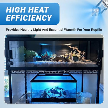 G9 50W Heat Lamp Bulbs for Reptile | Mini Halogen Bulb, Infrared Reptile Heat Lamp for Bearded Dragon Gecko Turtle Lizard