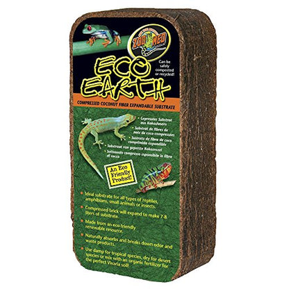Zoo Med Laboratories SZMEE10 Eco Earth Pet Bed, 1-Brick