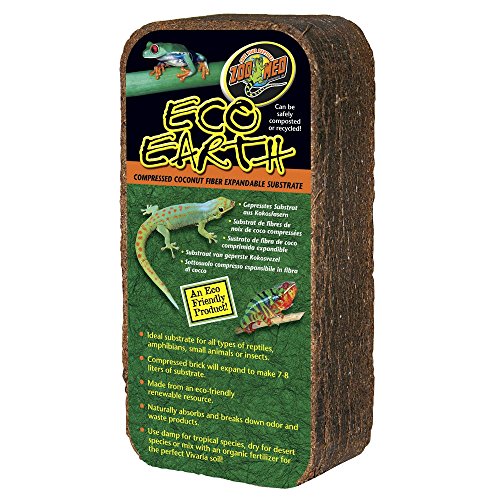 Zoo Med Laboratories SZMEE10 Eco Earth Pet Bed, 1-Brick