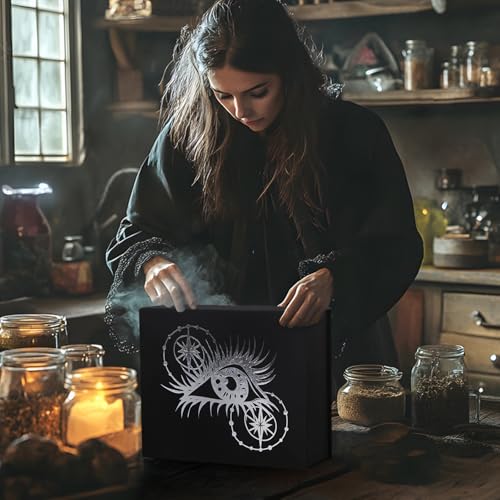 HNSHAG Witchcraft Supplies Herbs and Flowers Kit, Bigger Size 18pack Dried Herb for Witchy Beginners, Witchcraft Altar Supplies and Decor, Cinnamon Vervain Spiritual Herb for Witchy Gifts for Women - size: 30ml 18pack
