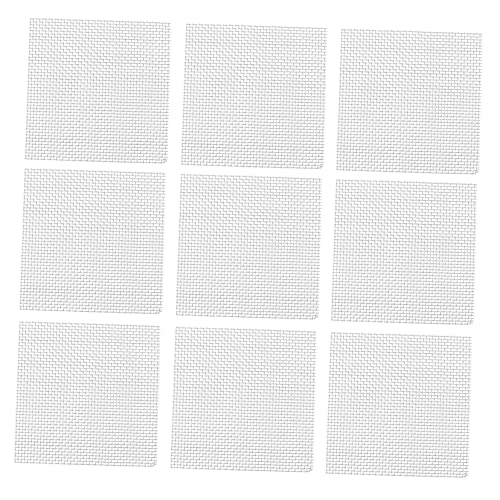 ORFOFE Aquatic Moss Mesh Net Moss Fixed Net Fish Tank Plant Mesh for Aquarium Decor - size: 10x10cm