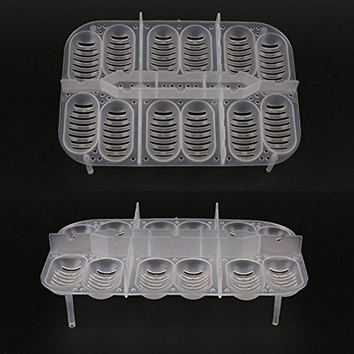 OMEM Reptile Breeding Box, Reptile Egg Incubators, Hatchery Box, for Hatching Gecko, Lizards, Lions Mane, Reptiles (Thermometer, Transparent Box) - size: Thermometer