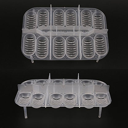 OMEM Reptile Breeding Box, Reptile Egg Incubators, Hatchery Box, for Hatching Gecko, Lizards, Lions Mane, Reptiles (Thermometer, Transparent Box) - size: Thermometer