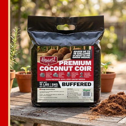 Viagrow VCCB5B-2 VCCB Coco Coir, 2 Pack, Buffered 5KG - color: Buffered 5KG, size: 2 Pack