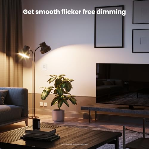 Feit Electric LED Slide Dimmer Switch, Single-Pole or 3-Way Wall Light Dimmer for Dimmable LED & CFL Bulbs, Includes Wall Plate and Wire Nut Installation, DIM/Slide/2, 2 Pack - style: SLIDE DIMMER